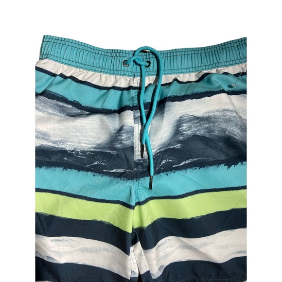 Maui and Sons Colorful Striped Beach Shorts Size S Ultralight* and Packable M564 - Picture 2 of 5